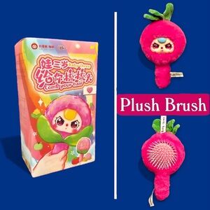 Baby Three Comb Your Hair Plush Brush Radish Confirmed